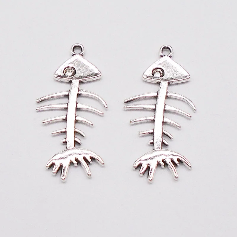 ZXZ-10pcs-Antique-Silver-Tone-Fishbone-Charms-Pendants-Beads-DIY-for-Jewelry-Making-Findings (2)