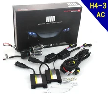 AC Ксеноновые Фары Conversion Kit 6000 К 4300 К 8000 К 10000 К H4-3 H13 9007 Хило Луч H1 H3 H7 H11 9005 9006 Xenon HID Лампы набор