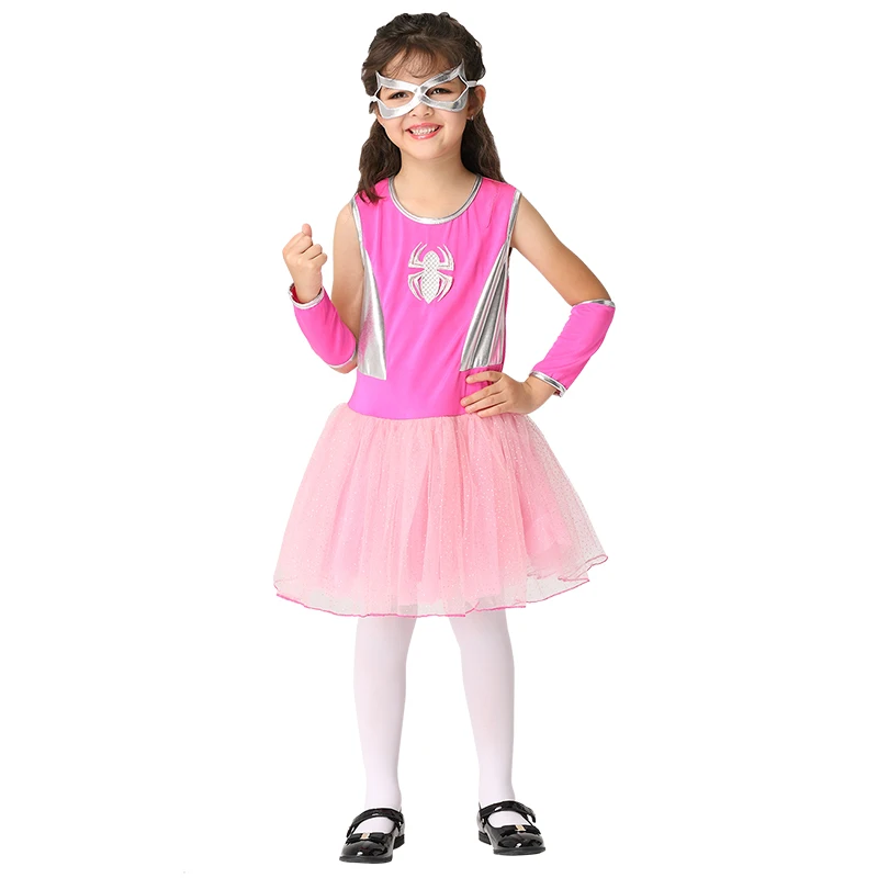 

Halloween children Girl Dress spider Clothing Girls Cosplay Anime Spider Costume ek207