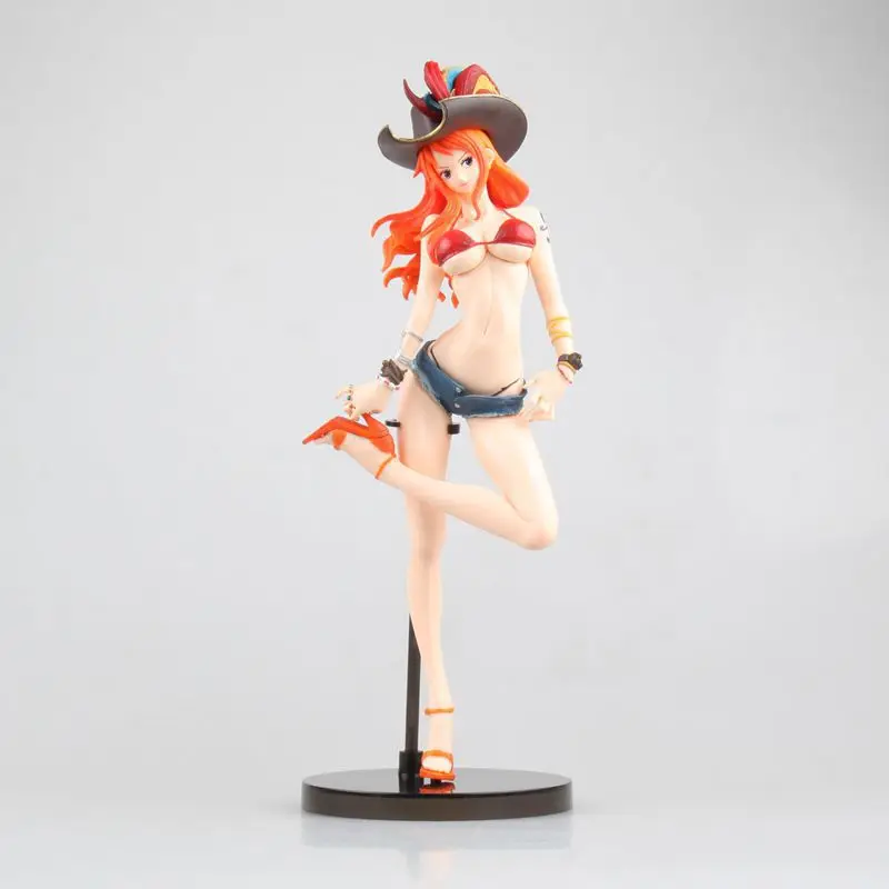 

New Arrival Japan Anime Action Figure ONE PIECE TOY Flag Diamond Ship Nami 25cm PVC Model Sexy Girl Cosplay Decoration Gift Doll