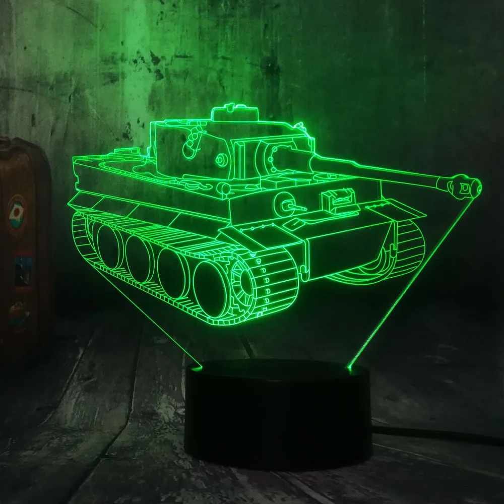 Night Fury 3D LED Table Lamp Night Light 7 Color Change Christmas Xmas Gift 