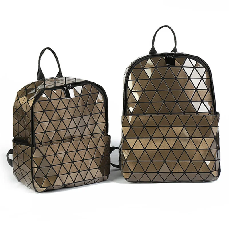 

Casual Women Backpack Feminine Geometric Plaid Sequin Female Backpacks For Teenage Girls Bagpack Zipper kanken Bao Backpack