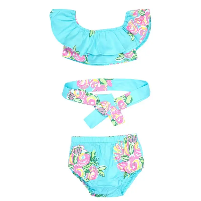

Baby Girls Newborn Floral Bowknot Swimable Swimwear Swimsuit Beachwear