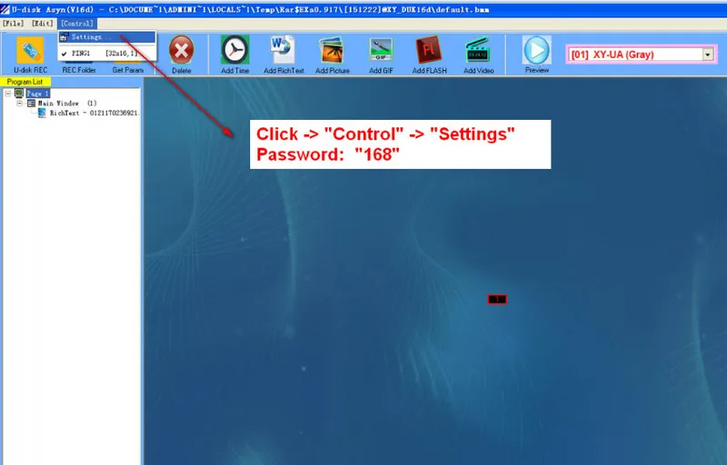 Полноцветный видеоконтроллер Async usb 192*128 384*64 область управления 4 hub75 поддержка