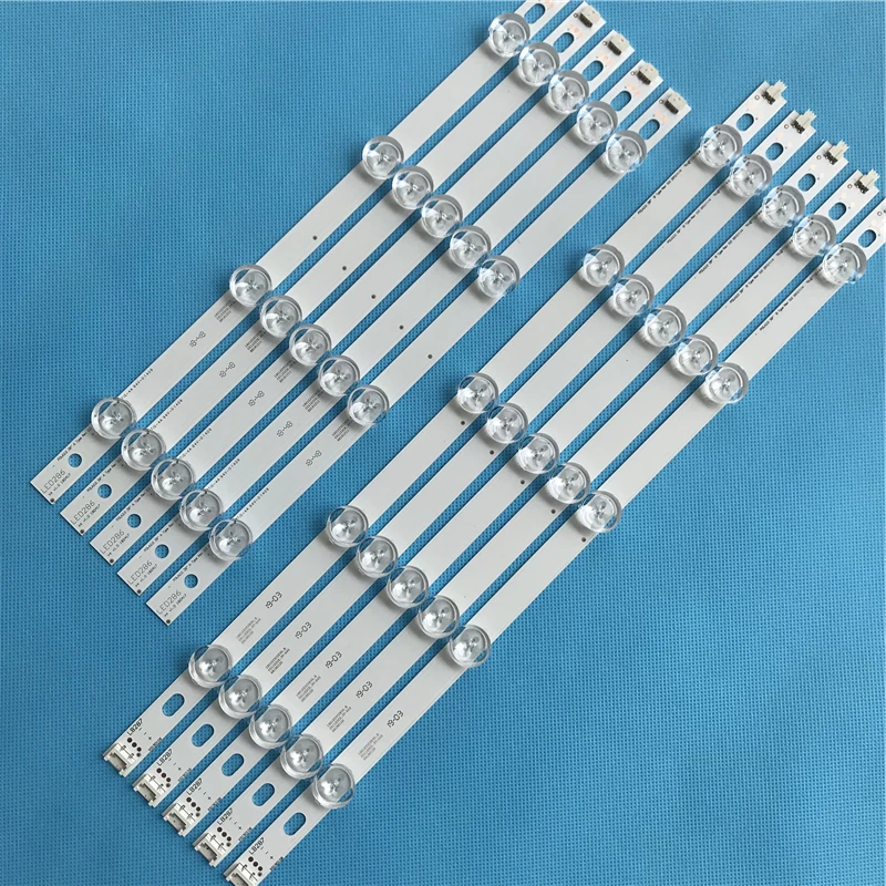 

new LED Backlight strip 9 Lamp For LG 39" TV 39LN5100 INNOTEK POLA2.0 39 39LN5300 39LA620S POLA 2.0 39LN5400 HC390DUN-VCFP1