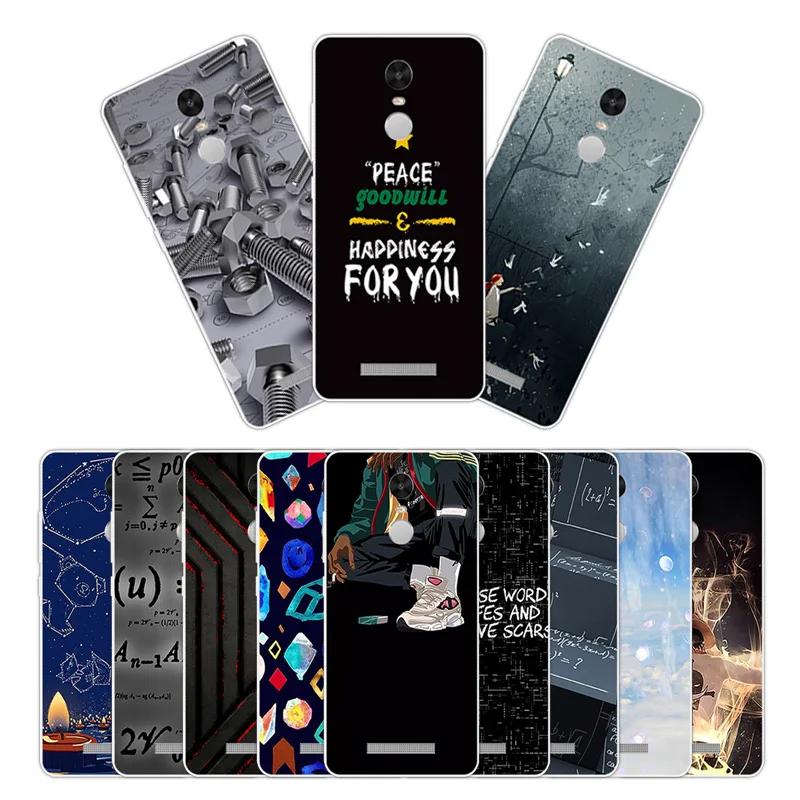 for Coque Xiaomi RedMi Note 3 TPU Silicone 5.5" Luxury Soft Back Cover Funda Redmi Ultra Thin Gel Letters Phone Case |