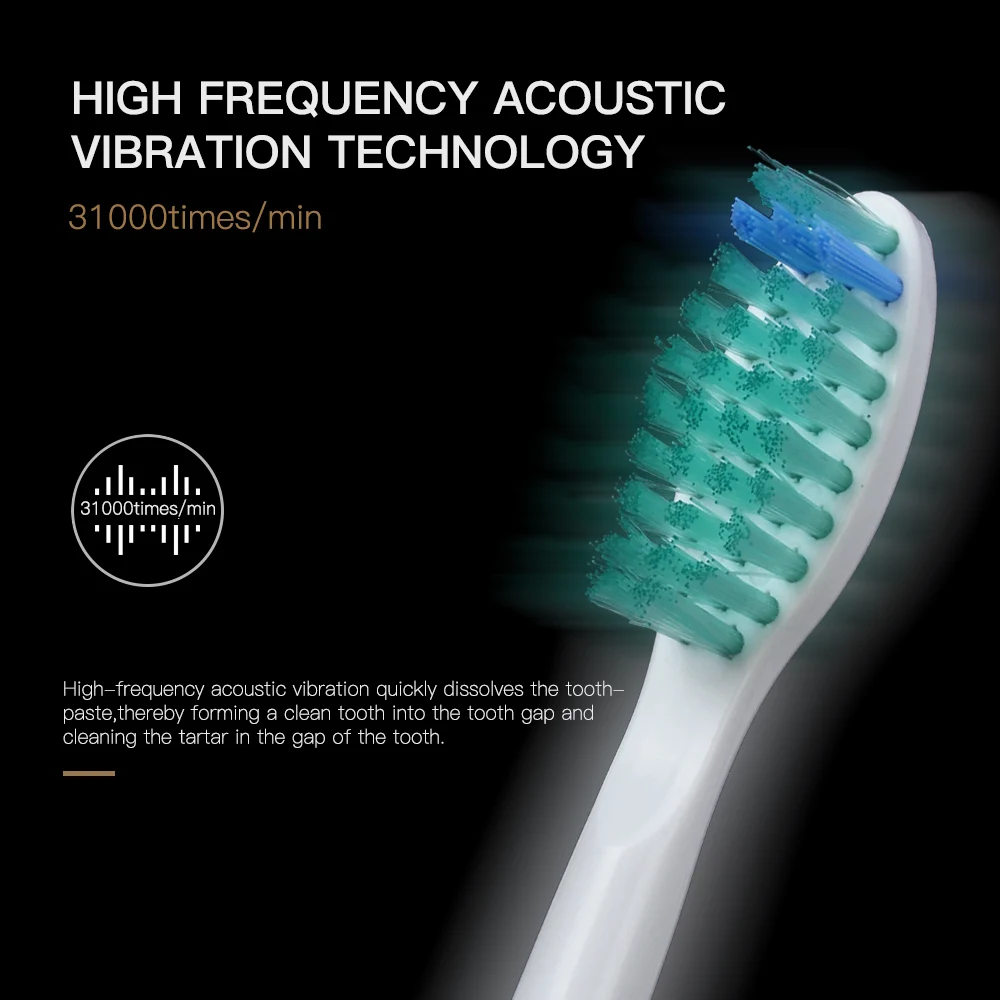 Модернизированная 3 режима звуковая электрическая зубная щетка для взрослых интеллектуальная ЖК-зубная щетка зарядка через usb отбеливание