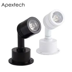 Apextech Мини светодиодный светодиодные Настенные светильники Epistar Highpower светодиодный LED спальня настенный светильник для чтения угол