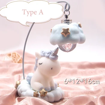  Unicorn Lamp LED Night Light Luminaria Baby Nursery Night Lamp Unicorn Toy Dolls For Baby Kids Gift Home Decoration 2