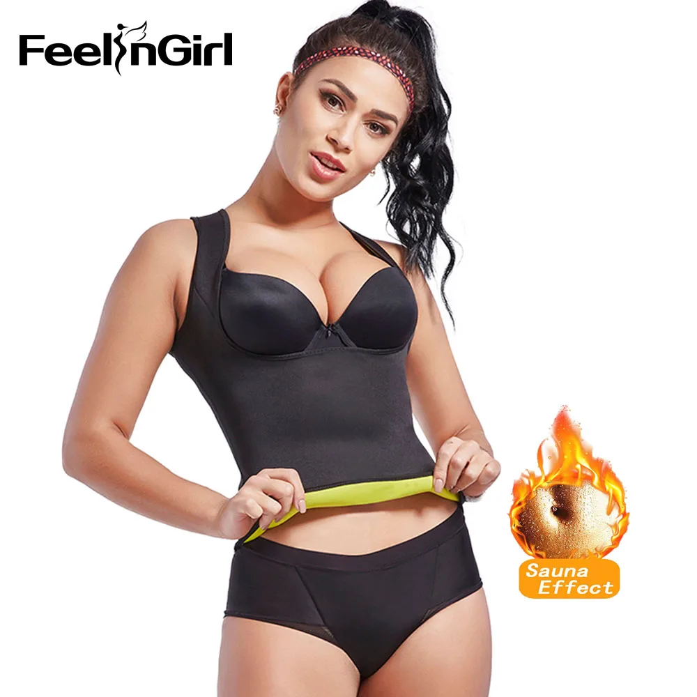 FeelinGirl Новый женский корсет из неопрена пуш ап|waist cincher|vest waistshaper waist |