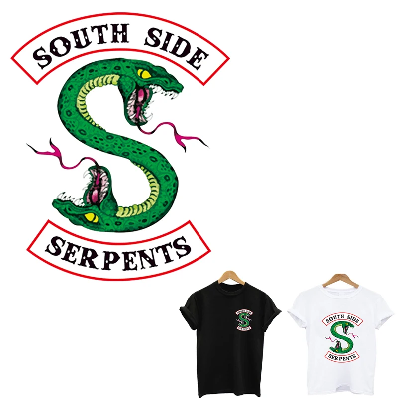 

riverdale southside sweatshirt patch iron on patches application of one ironing printing for clothing stripes on clothes sticker