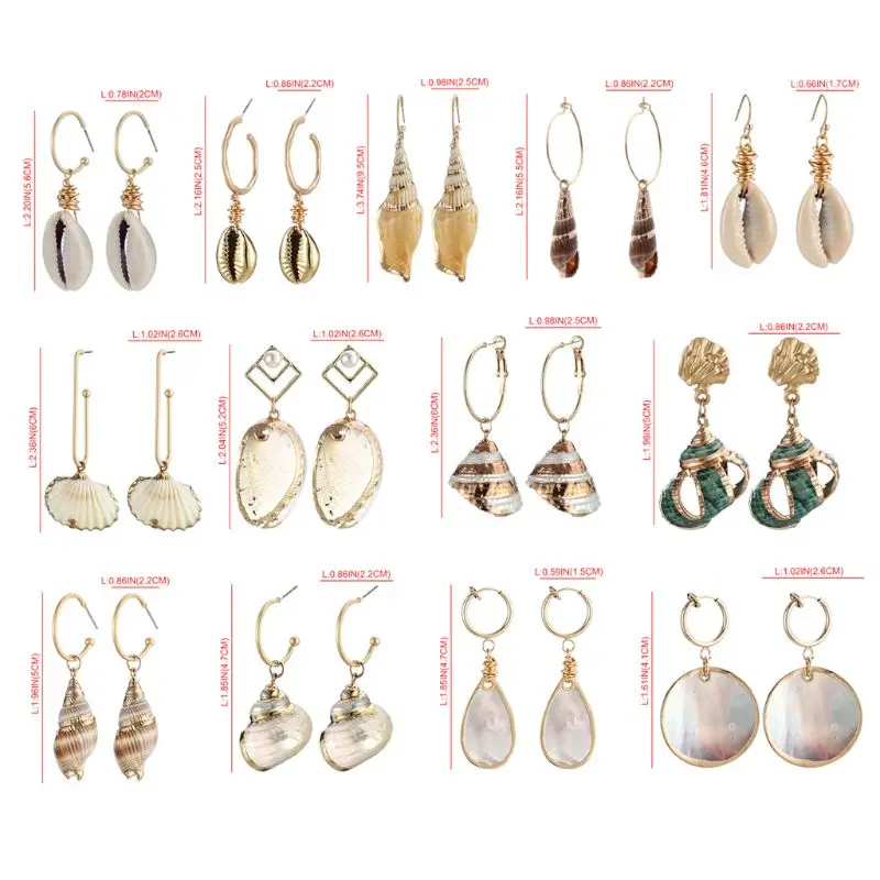 types of dangle earrings