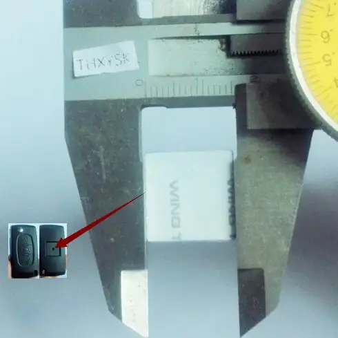 

2PCS/lot Replacement For PEUGEOT Car emblem insignia 15 mm Aluminum DIY Silica gel sticker For PEUGEOT KEY LOGO