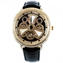 MATISSE Fashion Austria Crystal Rotatable Dial Lady Women Buiness Quartz Watch Wristwatch