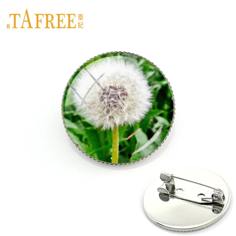 TAFREE Одуванчик цветок броши для женщин платье свадебная брошь значок на булавке