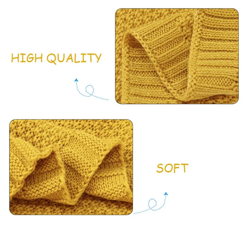 MOTOHOOD Kids Blanket Casual Baby Blankets Knitted Newborn Swaddle Wrap Soft Toddler Sofa Crib Quilt Baby Stroller Blanket (14)