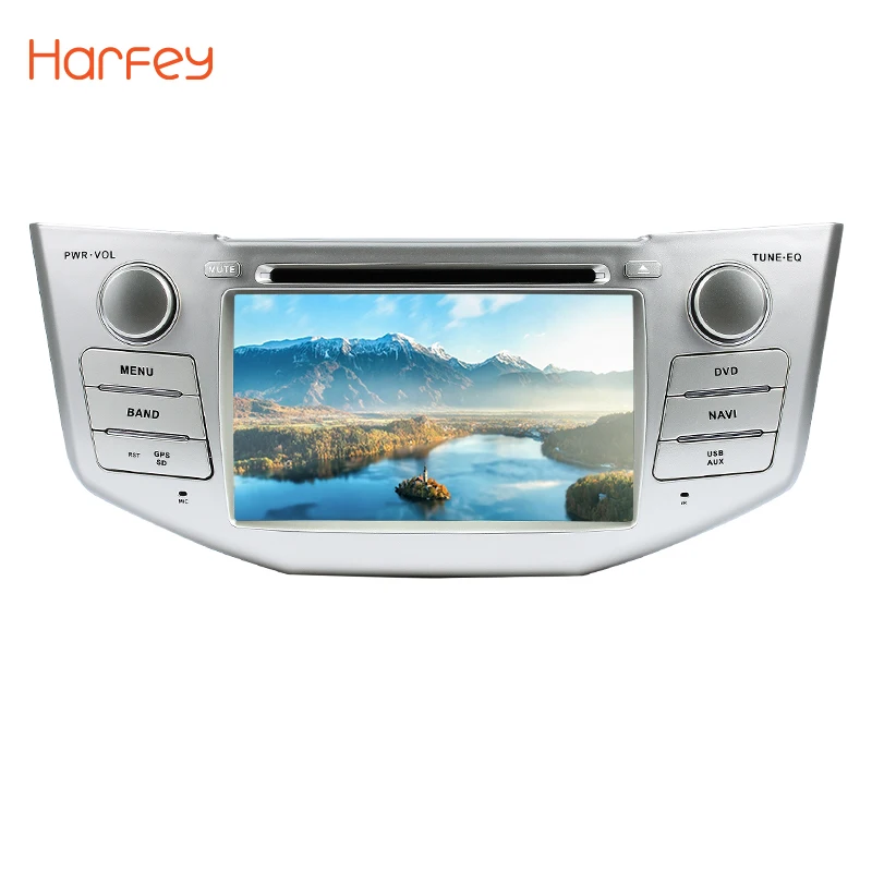 Автомобильный DVD плеер Harfey WinCE6.0 2 Din 7 дюймов для Toyota Harrier Lexus RX 300 330 350 400H GPS