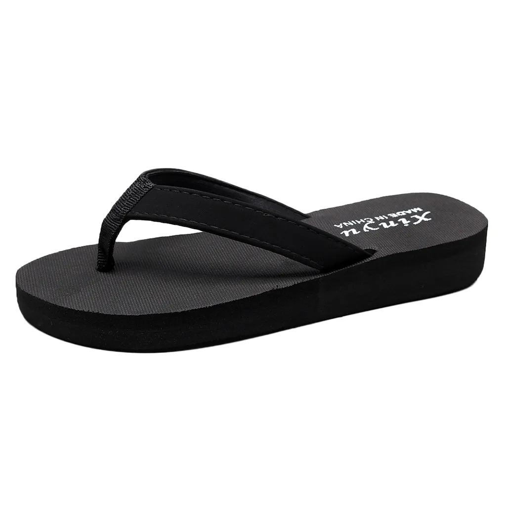 

SAGACE Fashion Women Summer Low Flip Flops Leopard Ethnic Style Beach Slipper Non-Slip Clip-Toe Casual Slip On Round Toe Slides