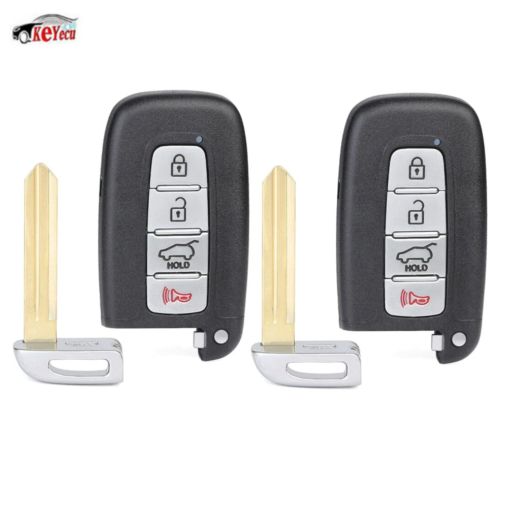 KEYECU 2 шт. Замена дистанционного ключа 315 МГц PCF7952 чип 4 кнопки для hyundai Elantra Genesis Coupe Киа Форте соул-SY5HMFNA04