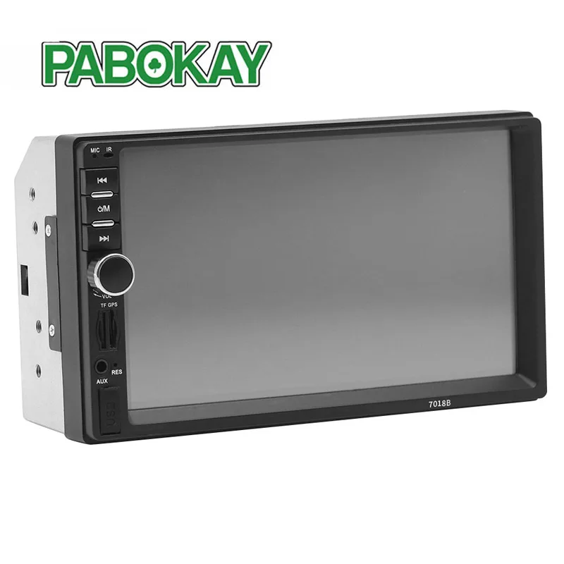 7018B двойной 2 Din Автомобильный видео плеер 7 дюймов сенсорный экран мультимедийный