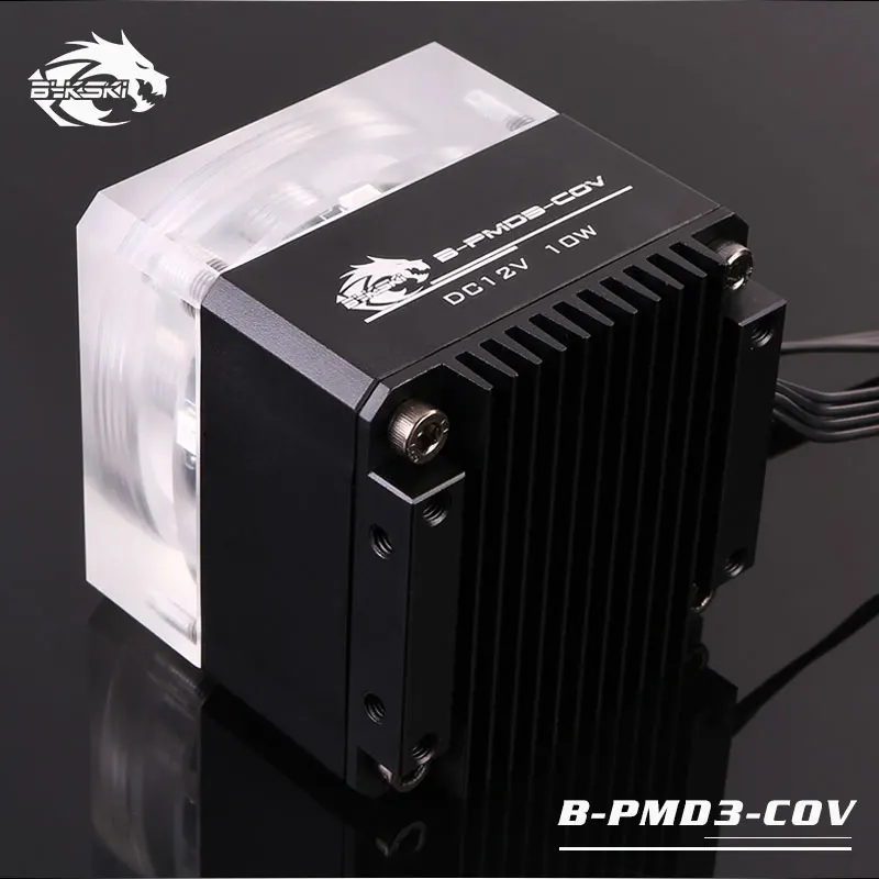 Bykski B-PMD3-COV 5 в RGB насос системы водяного охлаждения с радиатором 600L DDC черный