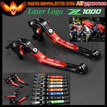 Для Kawasaki Z1000 2007-2016 2008 2009 2010 2011 2012 2013 2014 2015 С ЧПУ Регулируемая Мотоциклов Сцепные Рычаги Тормоза Красный Складной