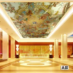 3D большие пользовательские обои для Росписи Стен потолок Зенит Высококачественная европейская живопись гостиничный бар KTV клубов