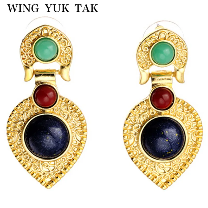 Ограниченная серия, модные полимерные серьги-гвоздики унисекс Brinco Wing Yuk Tak, новые модные серьги-гвоздики из сплава разных цветов для ювелирных изделий