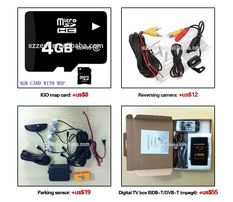 Optional parts