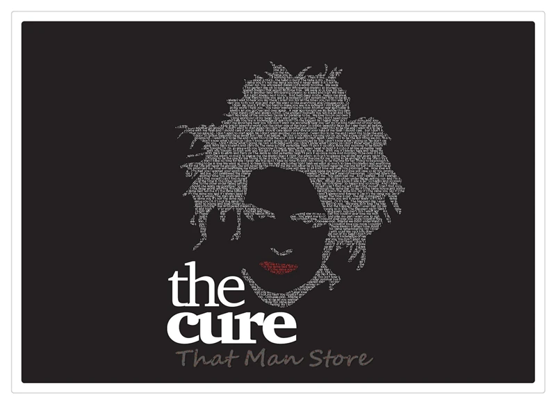 The Cure рок-группа музыка белый крафт-бумага плакат гостиная столовая настенные декоративные картины подарок