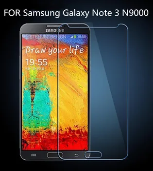 

100pcs/lot For Samsung Galaxy Note 3 TEMPERED GLASS Screen Protector Without Package 9H Hardness 2.5D Round Edge Guard Film