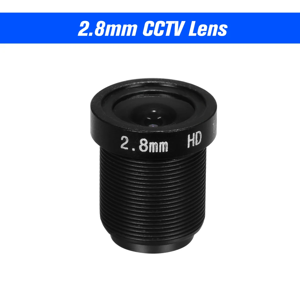 

1080P 2.8mm CCTV Security Camera Lens M12 Aperture F1.8 1/2.7" Image Format HD 2.0 Megpaixel Surveillance Camera Lens