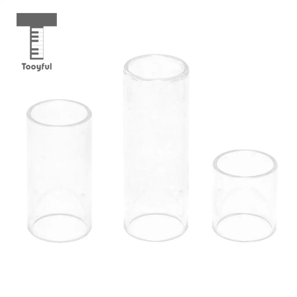 1 Set 28/50/69mm String Finger Slide Glass Bottle Neck for Guitar Replacement Parts