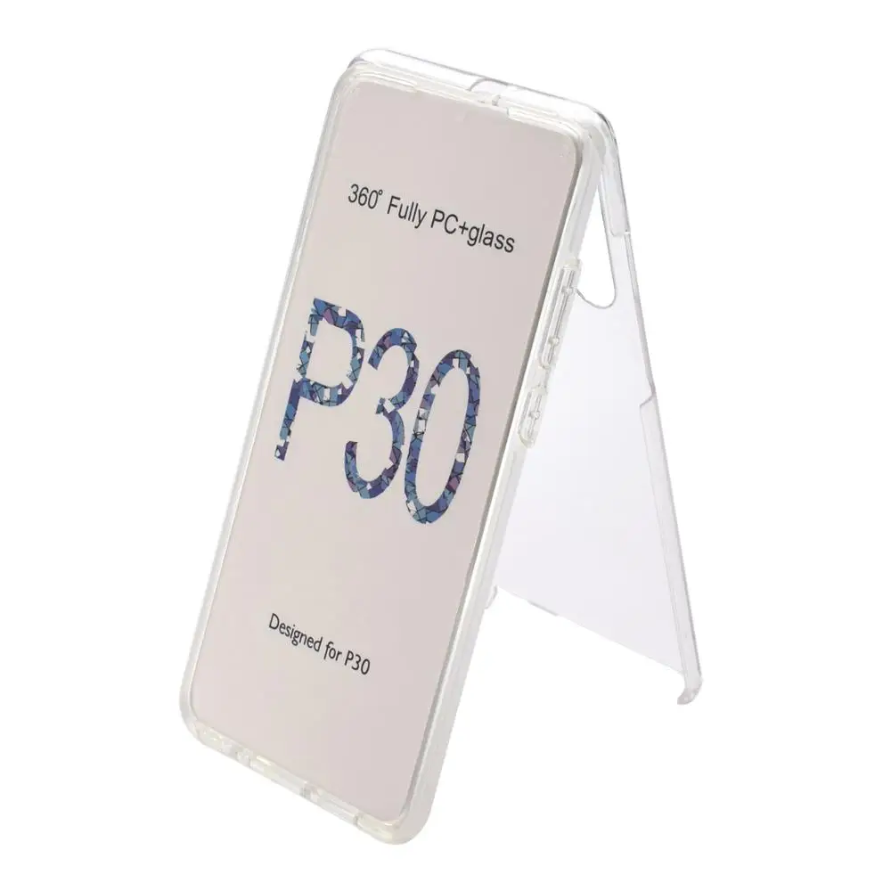 100 шт 360 чехол для телефона с полным корпусом для huawei P30 P20 mate 20 10 Pro Lite P Smart Plus Y6 Y7 Y9 мягкий чехол из ТПУ