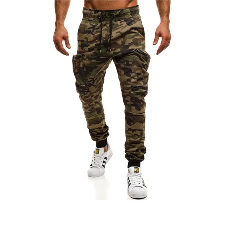 Модные мужские брюки с несколькими карманами, камуфляжные штаны, военные рабочие штаны Карго, армейские штаны с боковым карманом, хип-хоп стиль, штаны