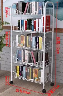 Модные книжные шкафы для спальни книжная полка прикроватная хранения|Книжные