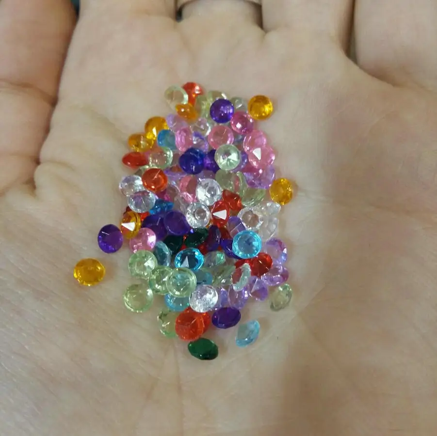 

4mm 100Pcs/Pack Multiple Colour DIY Sharp Bottom Drill Beads Floating Charms for Necklace/Bracelet Decoration Color Random