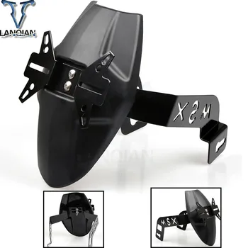 

Motorcycle Accessories Rear Fender CNC Refit Rear Wheel Fender mudguard License Plate Holder For Honda MSX125 2013 2014 2015