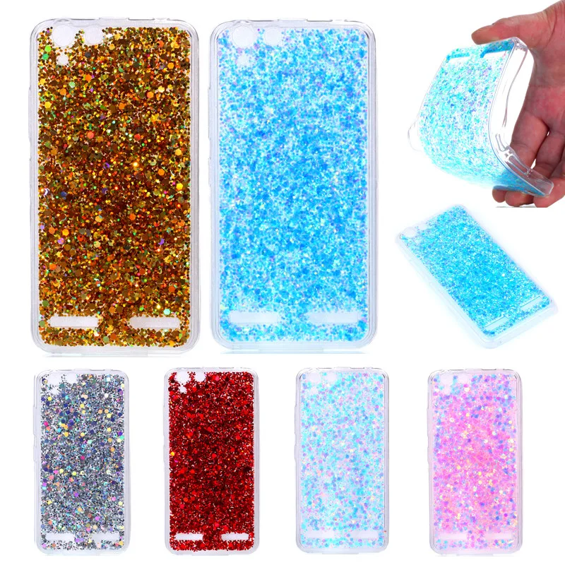

Lenovo K 5 K5 Plus A6020 5.0" Case Colored Shiny Glitter Silicone TPU Gel Soft Back Cover Case for Lenovo Vibe K5 K5 Plus A6020