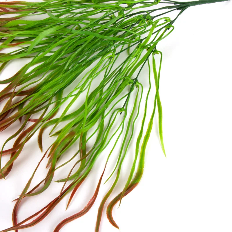 52cm 7 Forks Grass Rattan Artificial Flower Simulation Plants for Home Garden Decoration Wedding Party Fake Leaves Decor 52cm 7 Forks Grass Rattan Artificial Flower Simulation Plants for Home Garden Decoration Wedding Party Fake Leaves Decor
