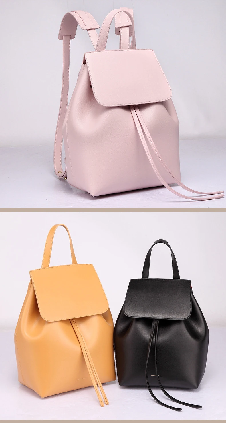 Mansurstudio женские рюкзаки из спилка, модные женские кожаные рюкзаки mansur gavriel, кожаная школьная сумка для девочек