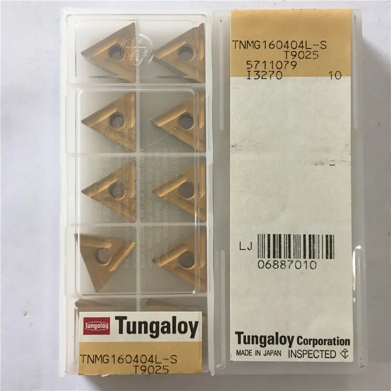 TNMG160404L S T9025 original TUNGALOY carbide insert turning tool 10pcs