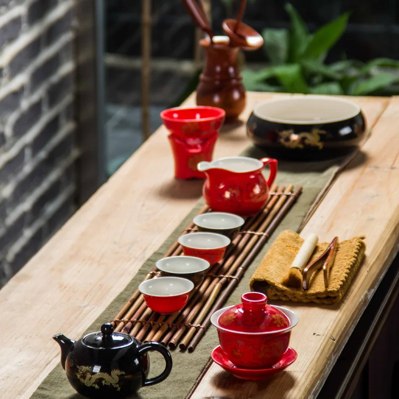80 мл Свадебные фарфоровые чайные сервизы чай чаша супница Sancai чаша чайный набор кунг-фу GaiWan чайная чашка король чашка для счастливого события D007