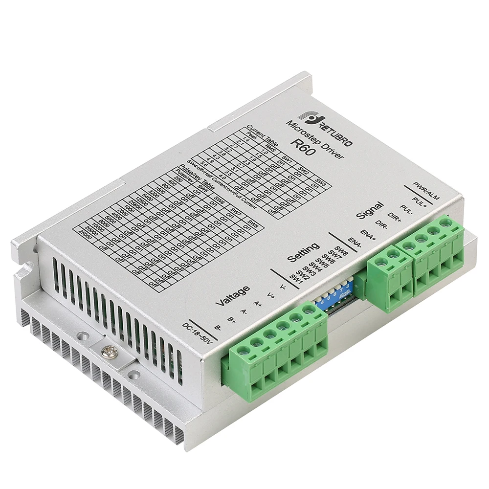 Шаговый двигатель и драйвер Nema 23 R60 + 57 серии 0 9 нм/1 3 нм/2 2 нм источник питания