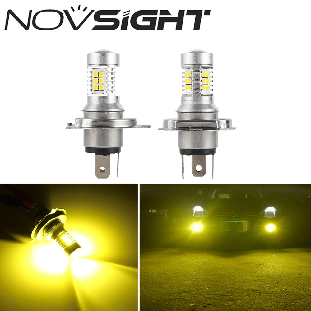 Buy NOVSIGHT H4 44W/set Super Bright H4 LED Fog Lights