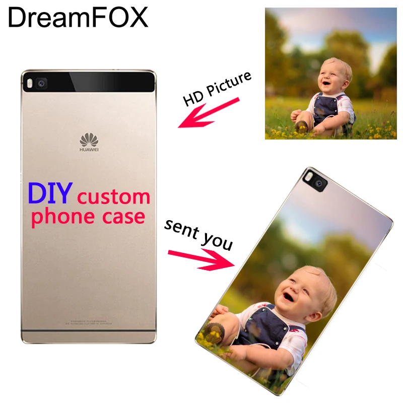 DREAMFOX Индивидуальные DIY Мягкие TPU силиконовый чехол для huawei P8 P9 P10 Lite плюс 2017 Honor 8 Pro 9