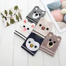 5 пар, милые женские повседневные хлопковые носки с рисунком looney ttes, удобные Твити с животными, носки без шоу, Прямая поставка