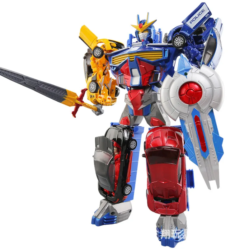 

Disney marvel toys for children Alloy deformation toy King Kong 5 Optimus Wasp car robot model deformation children gift kid toy