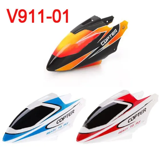 

New V911 2.4GHz 4CH RC Helicopter Canopy Head Cover Heli Spare Parts V911-01