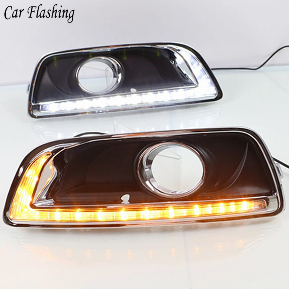 

Car Flashing 1set For Chevrolet Chevy Malibu 2012-2015 LED DRL Driving Daytime Running Light lamp Relay 12V Daylight car-styling